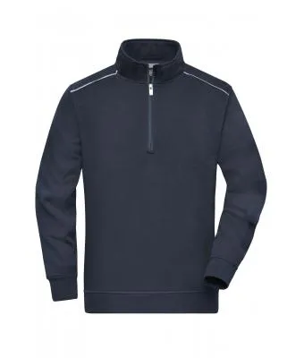 JN 895 Workwear Half-Zip Sweat - SOLID (black, XS)
