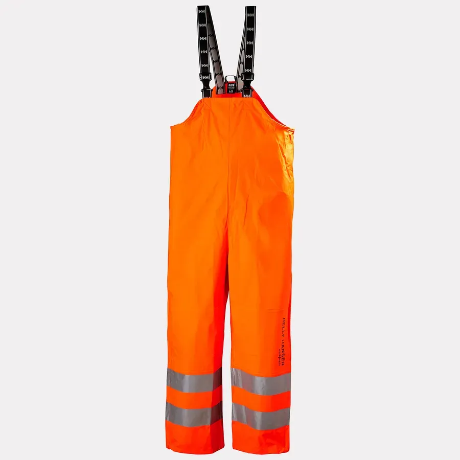 HH 70570 Helly Hansen Alta Hi Vis Wasserdichte Regen-Latzhose (260 (orange), M)
