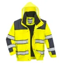 PW C466 Port West Hi-Vis 3-in-1 Kontrast Winter Pilotjacke