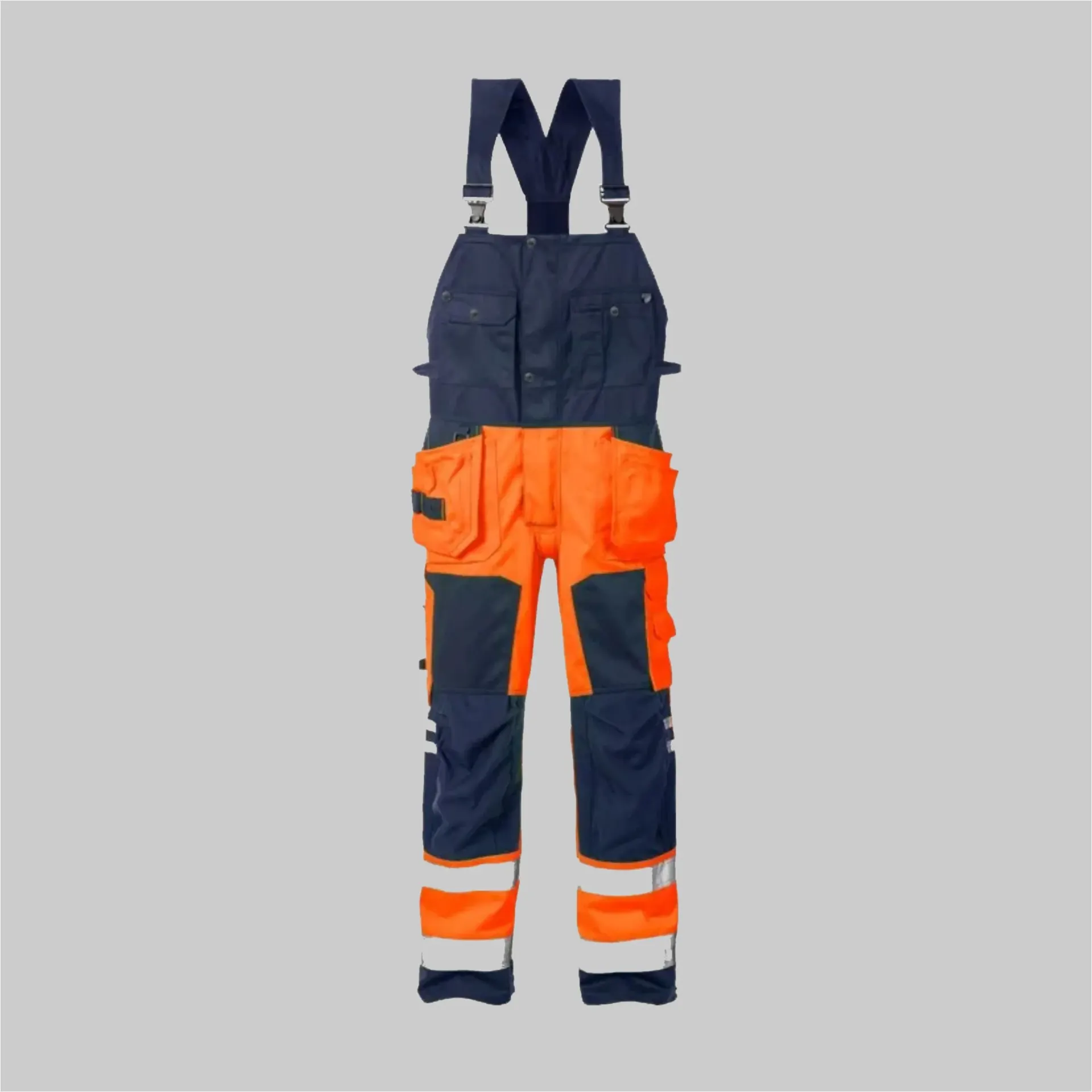 FK 101018 FRISTADS-KANSAS High Vis Handwerkerlatzhose Kl. 2 1014 PLU
