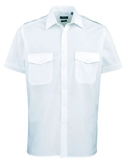 PW212 Pilot Shirt Short Sleeve